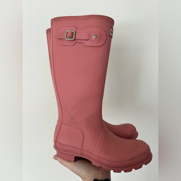 Hunter Boots Girls 6 Light Pink - Picture 2 of 8